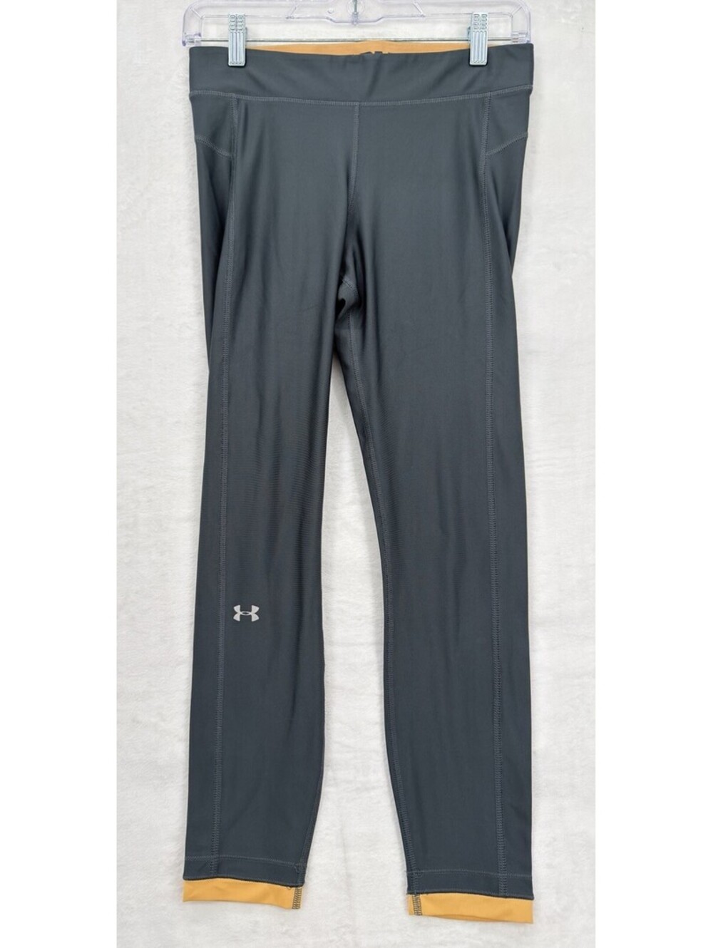 Under Armour Compression Leggings Medium Gray Heat Gear